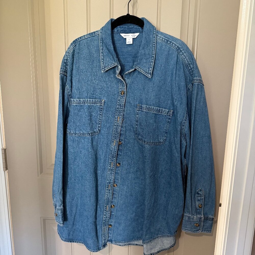 Old Navy Boyfriend Shirt, XL NWT